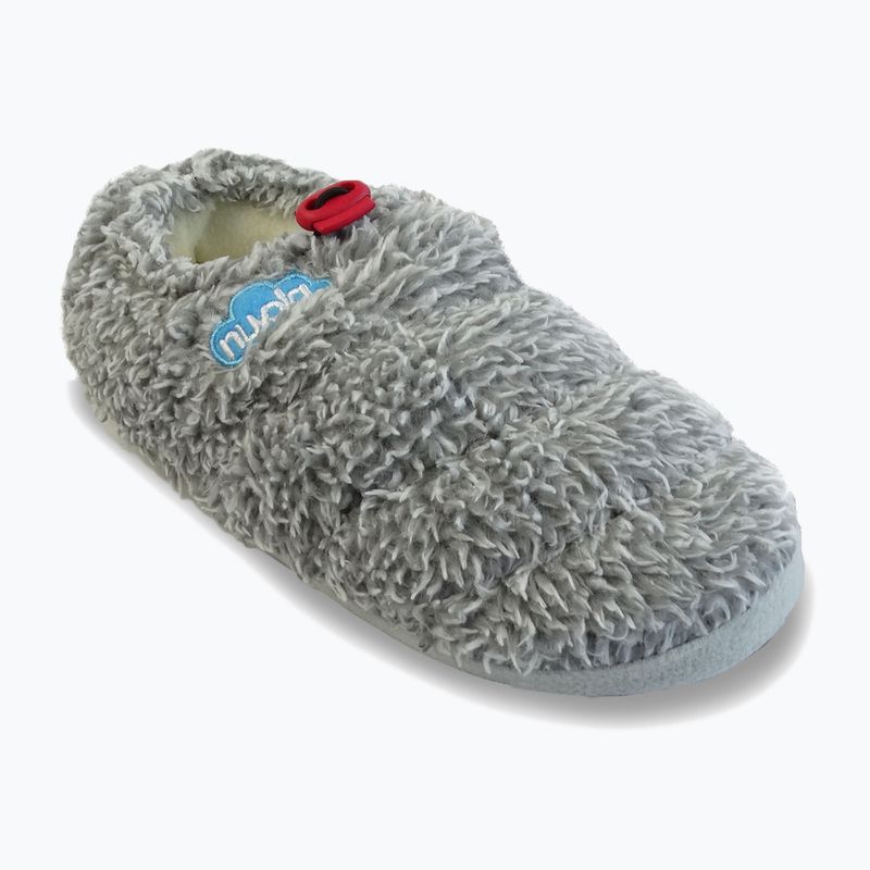 Nuvola Classic Cloud gyapjú szürke téli papucs 7