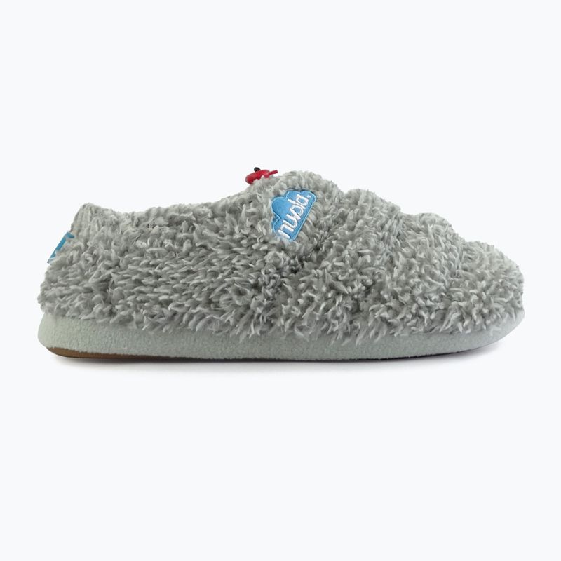 Nuvola Classic Cloud gyapjú szürke téli papucs 9