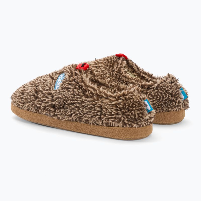 Nuvola Classic Cloud gyapjú barna téli papucs 3