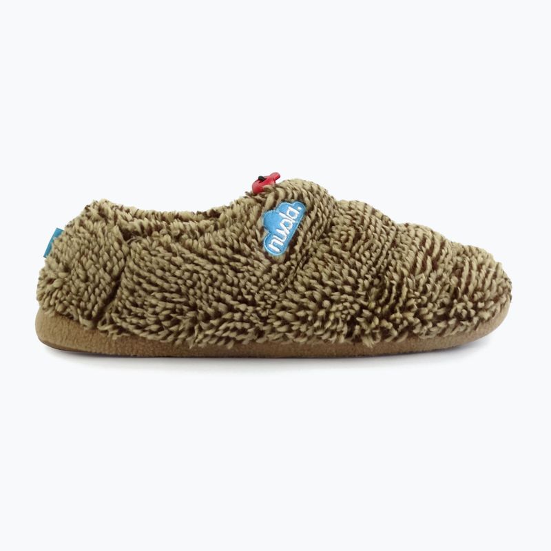Nuvola Classic Cloud gyapjú barna téli papucs 9