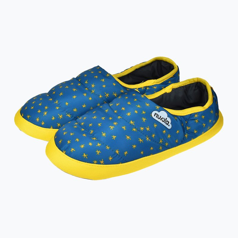 Nuvola Classic Printed twinkle kék gyermek téli papucs 11