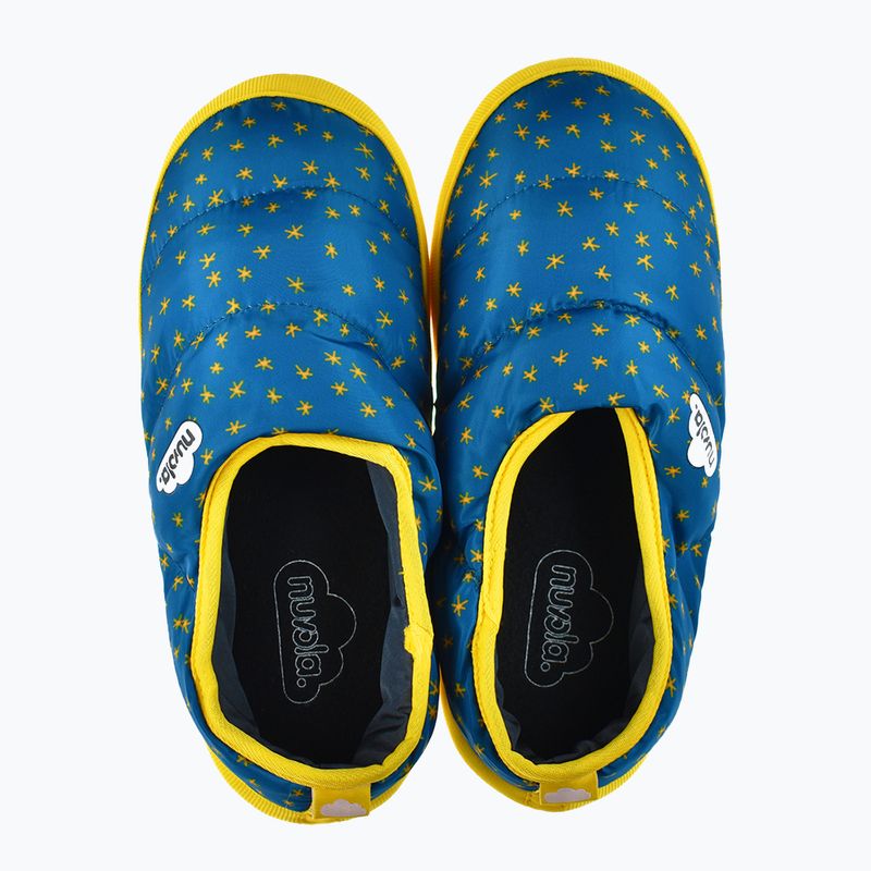 Nuvola Classic Printed twinkle kék gyermek téli papucs 12
