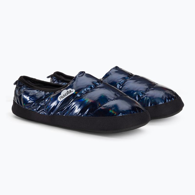 Nuvola Classic metál kék téli papucs 4