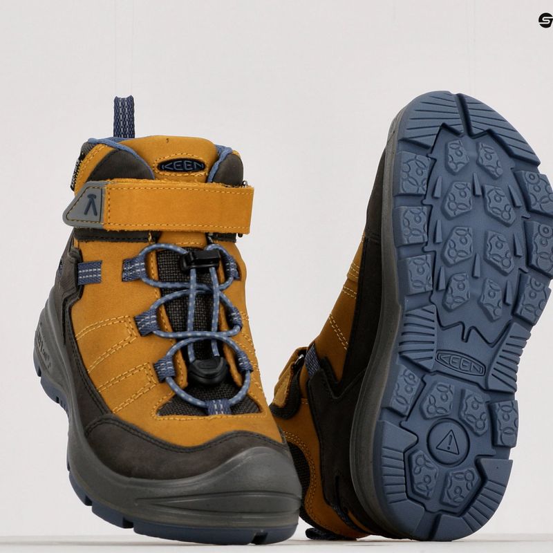 KEEN Redwood Mid junior túrabakancs sárga 1023886 15