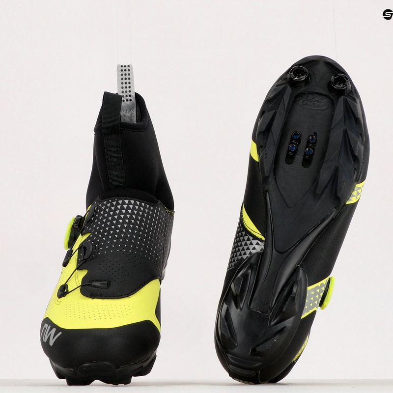 Férfi MTB kerékpáros cipő Northwave CeLSius XC ARC. GTX sárga 80204037 15