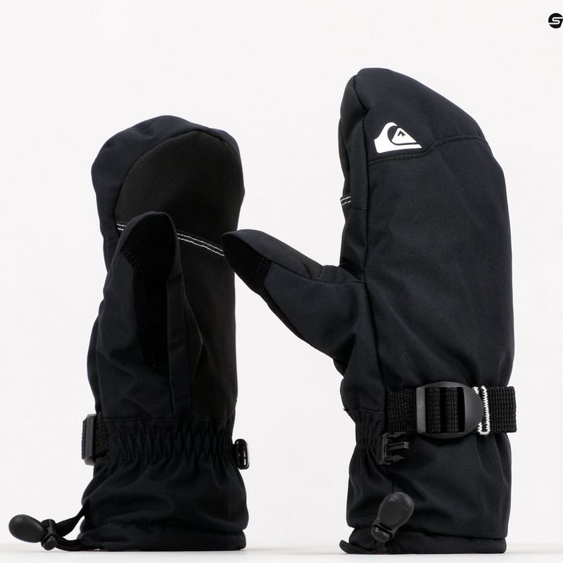 Quiksilver Mission Mitt gyermek snowboard kesztyű fekete EQBHN03036 7