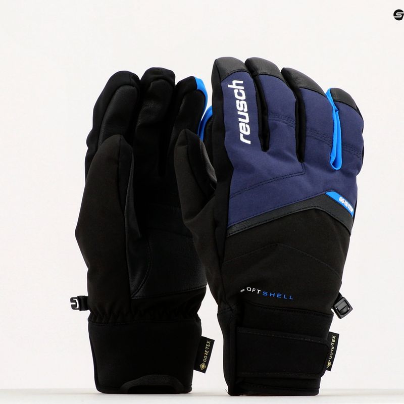 Reusch Blaster GTX síelő kesztyű fekete/kék 61/01/329 9