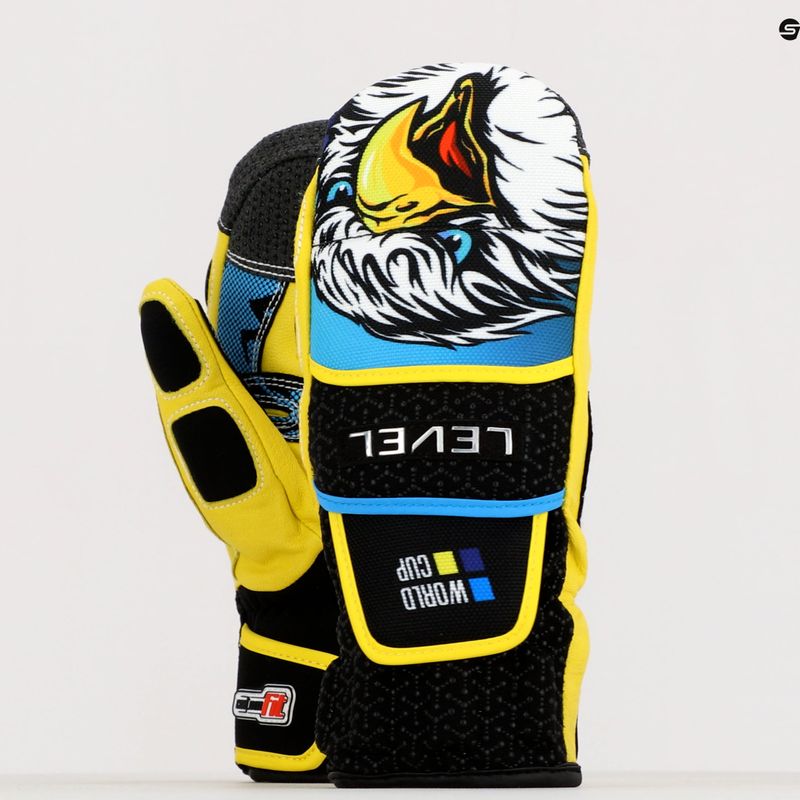 Level gyermek síelő kesztyű Worldcup CF Mitt sárga 4117JM.66 8