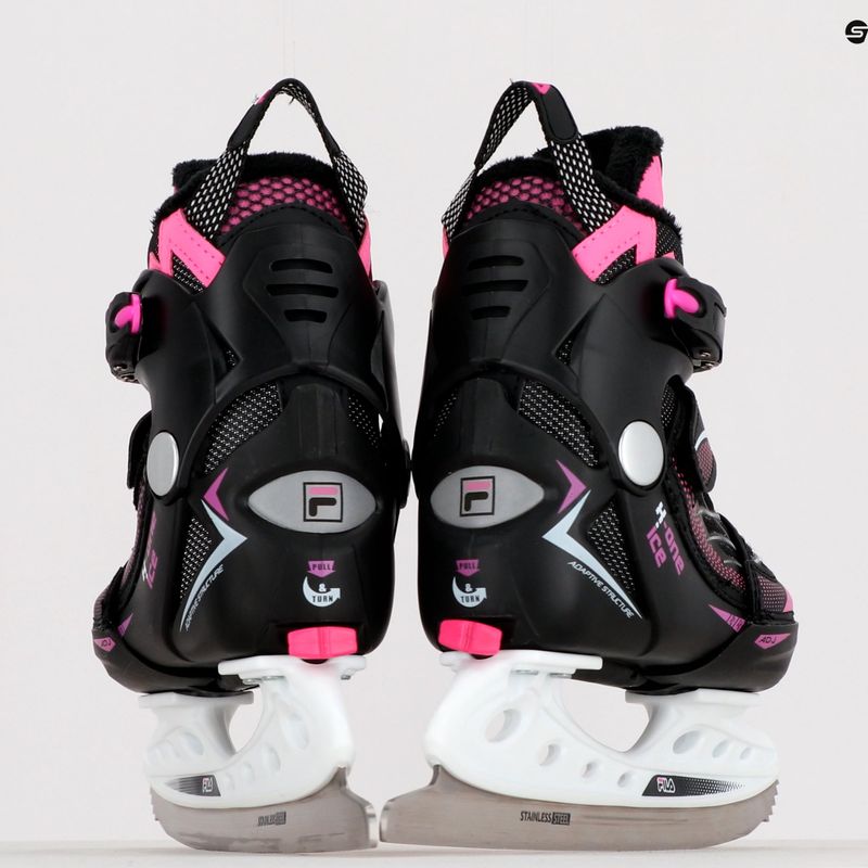 Gyermek korcsolya FILA X-One G black/pink 11