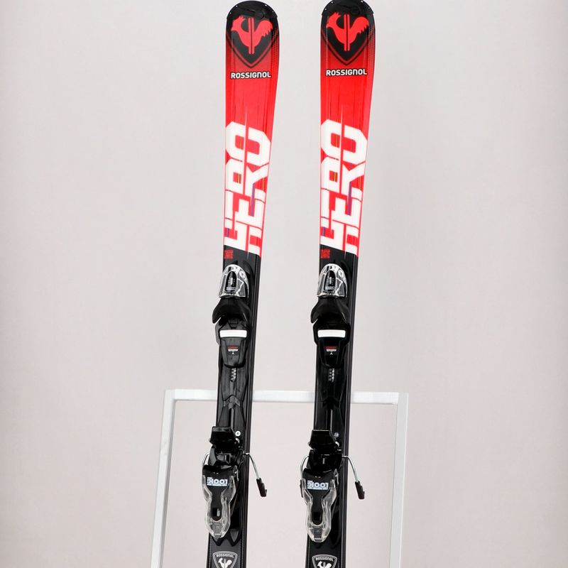 Gyermek lesiklópálya sílécek Rossignol Hero 130-150 + XP7 red 13