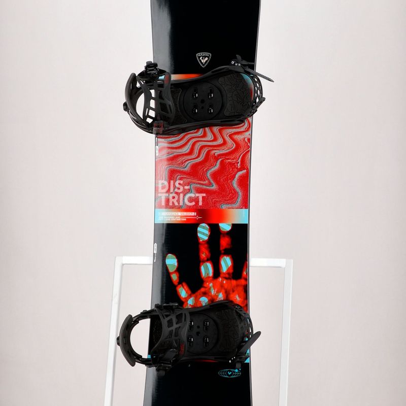 Snowboard Rossignol District Infrablack + Battle M/L black/red 8
