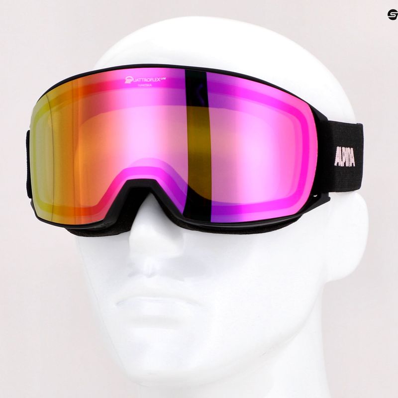 Síszemüveg Alpina Nakiska Q-Lite black/rose matt/pink 9