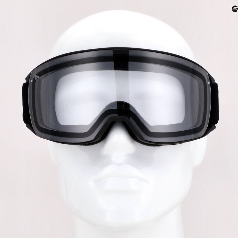Síszemüveg Alpina Nakiska black matt/clear 10