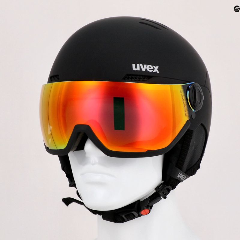 Sí sisak UVEX Wanted Visor fekete 56/6/262/1005 9