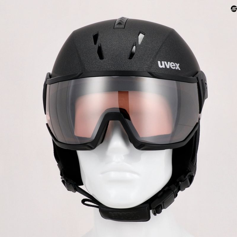 Sí sisak UVEX Instinct Visor fekete 56/6/261/2003 17