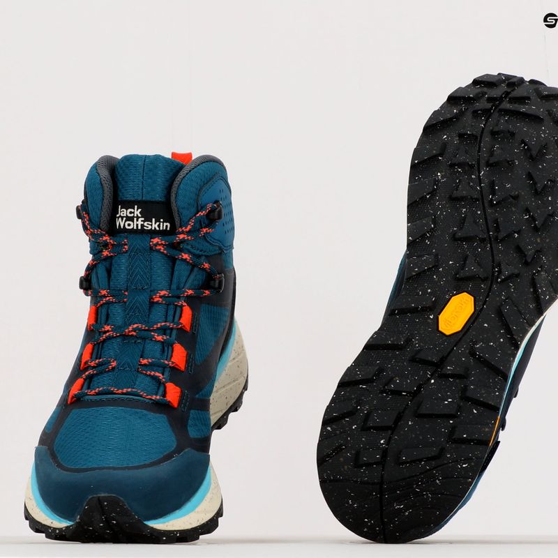 Jack Wolfskin Terraventure Texapore Mid kék női túracipő 4049991 10