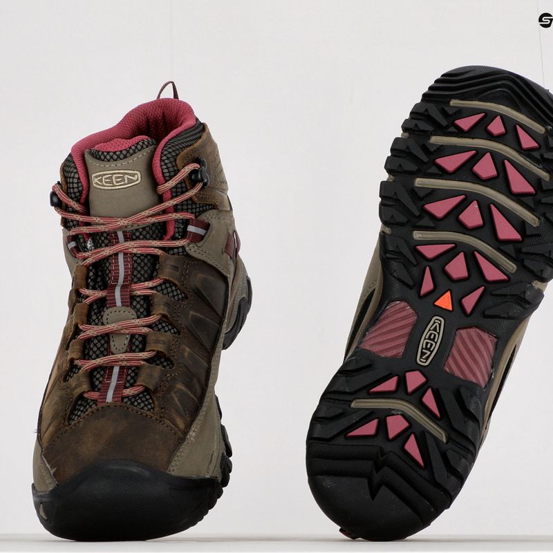 Női trekking cipő KEEN Targhee III Mid szürke 1023040 18
