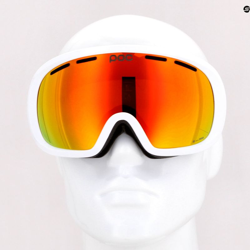 Síszemüveg POC Fovea Mid Clarity hydrogen white/spektris orange 12