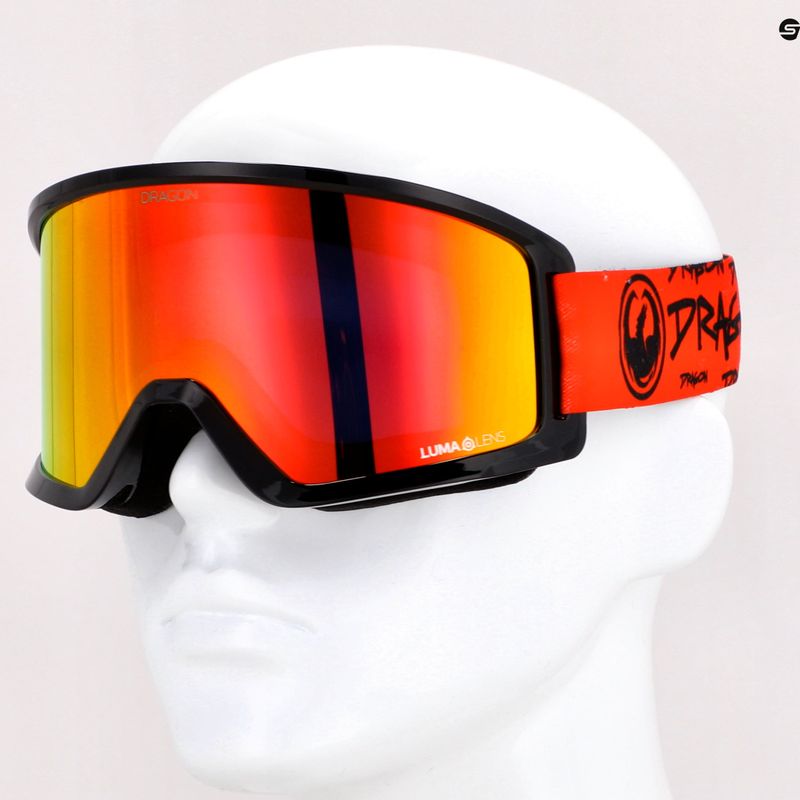 Dragon DX3 OTG Tag síszemüveg piros 12