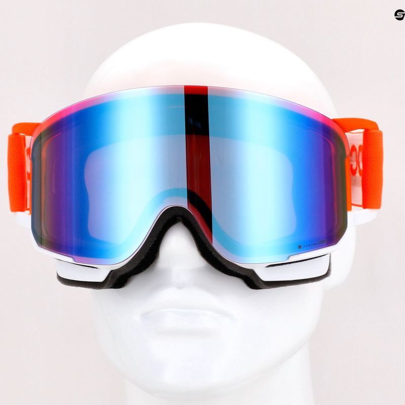 Síszemüveg POC Nexal Clarity Comp fluorescent orange/hydrogen white/spektris blue 13