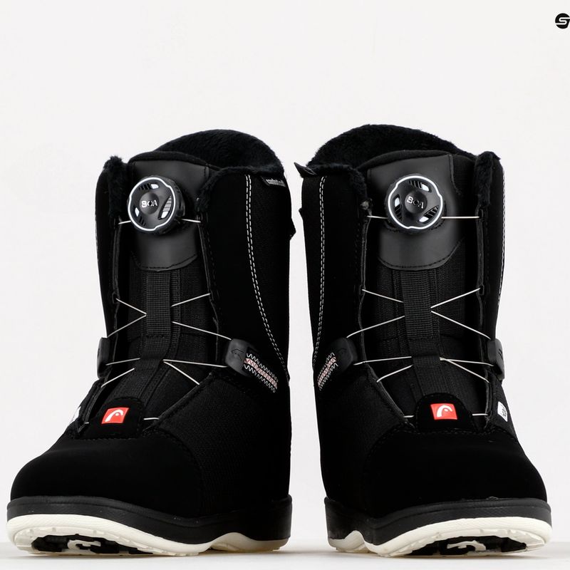 Gyermek snowboard csizma HEAD Jr Boa fekete 355308 9