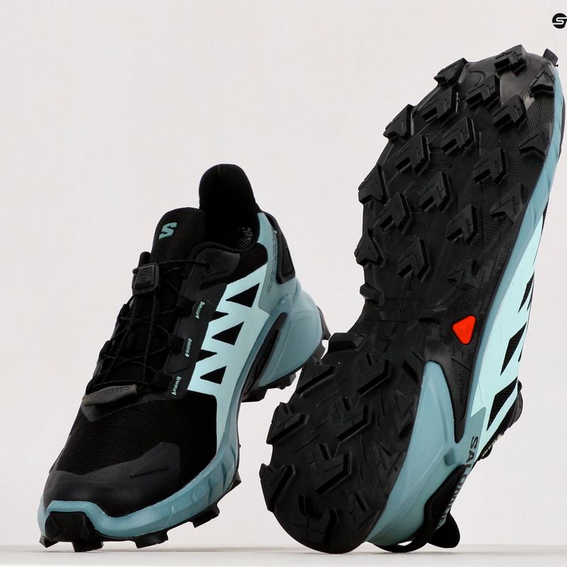 Salomon Supercross 4 GTX fekete-kék női futócipő L41735500 21