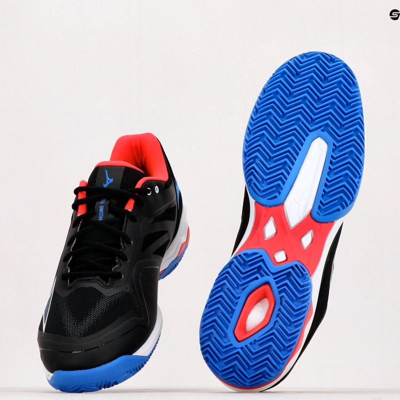 Férfi Mizuno Wave Exceed Light CC Padel cipő fekete 61GB22222210 16