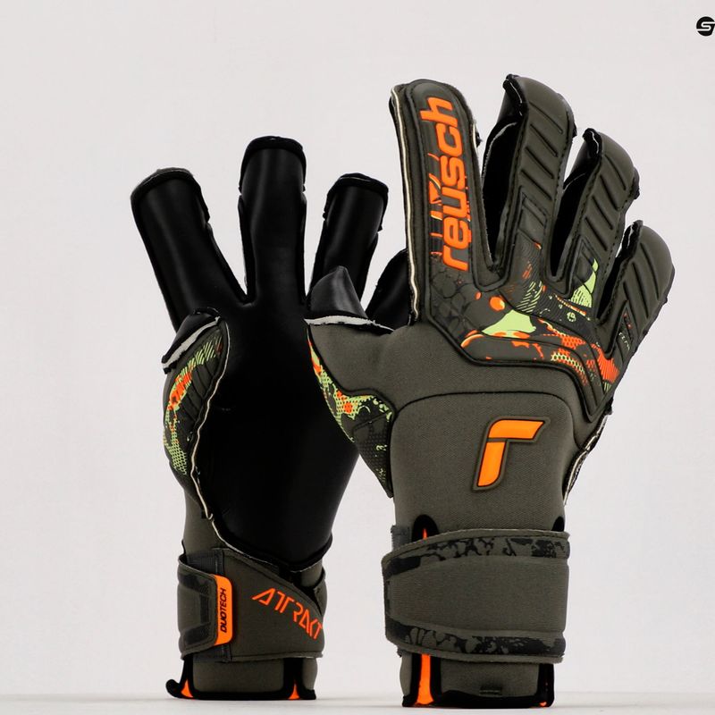 Reusch Attrakt Duo Evolution Adaptive Flex kapus kesztyű zöld 5370055-5555 13
