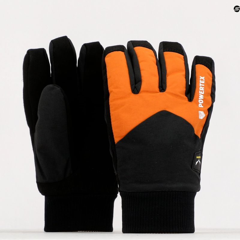 Salewa gyermek trekking kesztyű Ptx/Twr fekete/narancs 00-0000028218 10