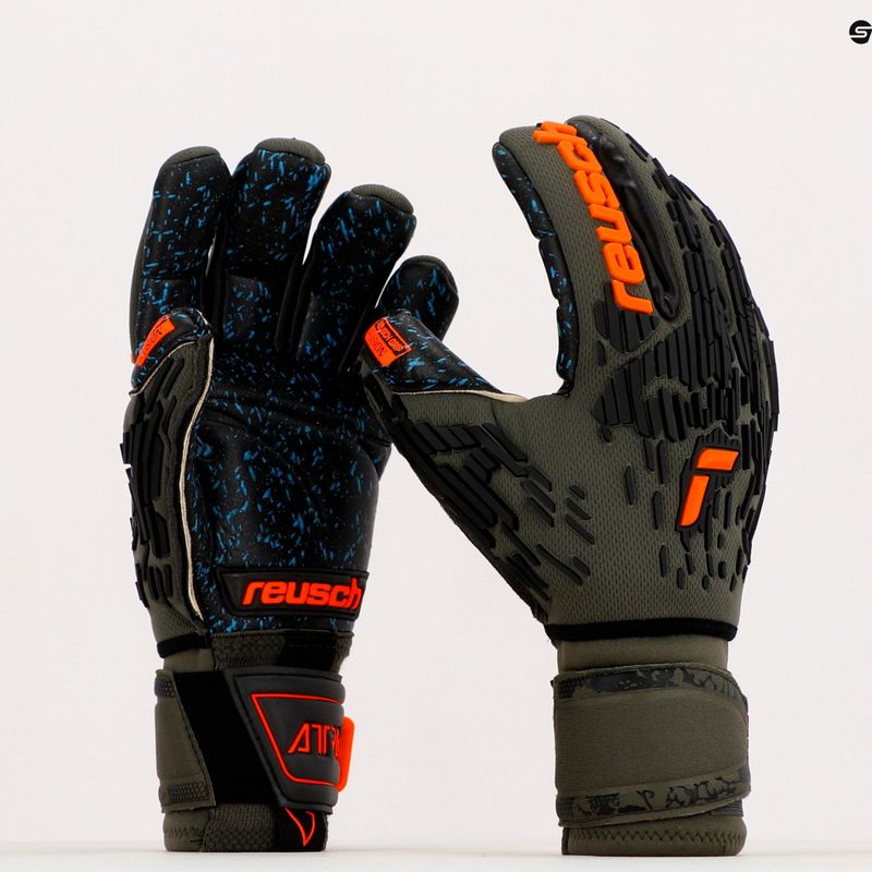 Reusch Attrakt Freegel Fusion Ortho-Tec kapuskesztyű zöld 5370090-5555 13