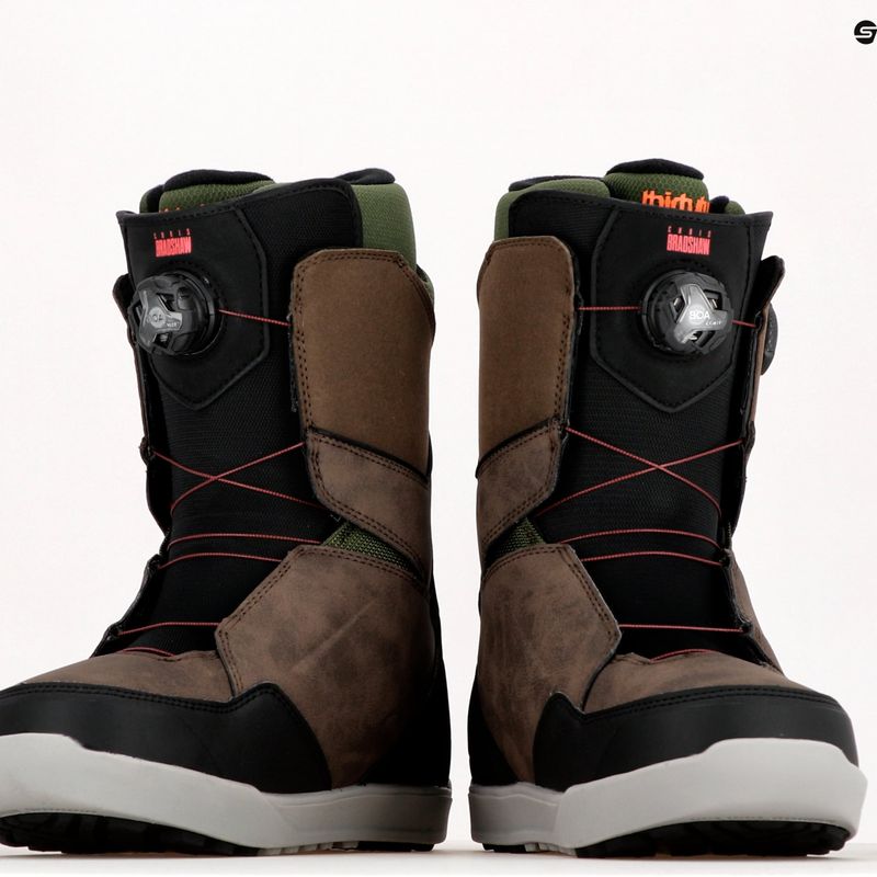 Férfi THIRTYTWO Lashed Double Boa Bradshaw '22 barna snowboard bakancs 8105000481 14