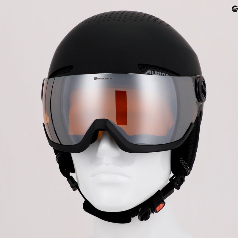 Sí sisak Alpina Arber Visor Q Lite black matte 10
