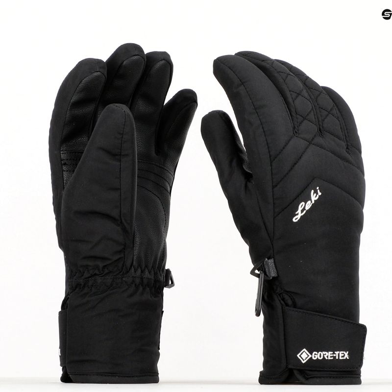 Női sí kesztyű LEKI Sveia Gtx Lady fekete 649804201 5