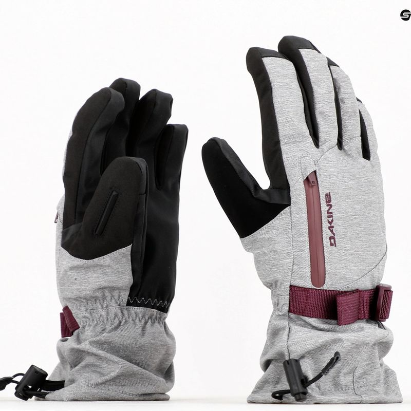 Női Dakine Sequoia Gore-Tex szürke snowboard kesztyű D10003173 11