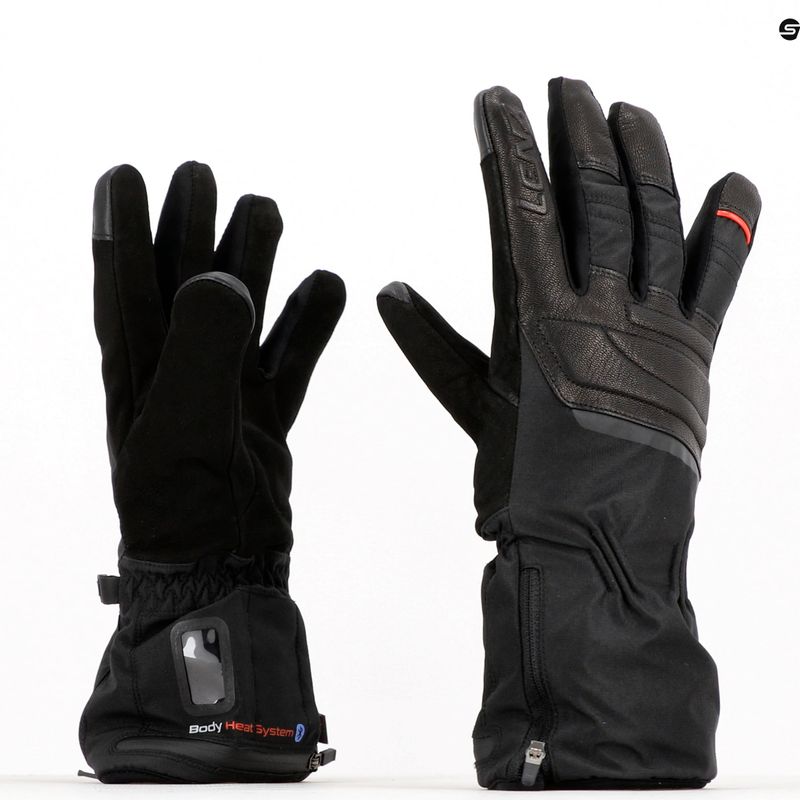 LENZ Heat Glove 6.0 Finger Cap Urban Line fűtött síelő kesztyű fekete 1205 9