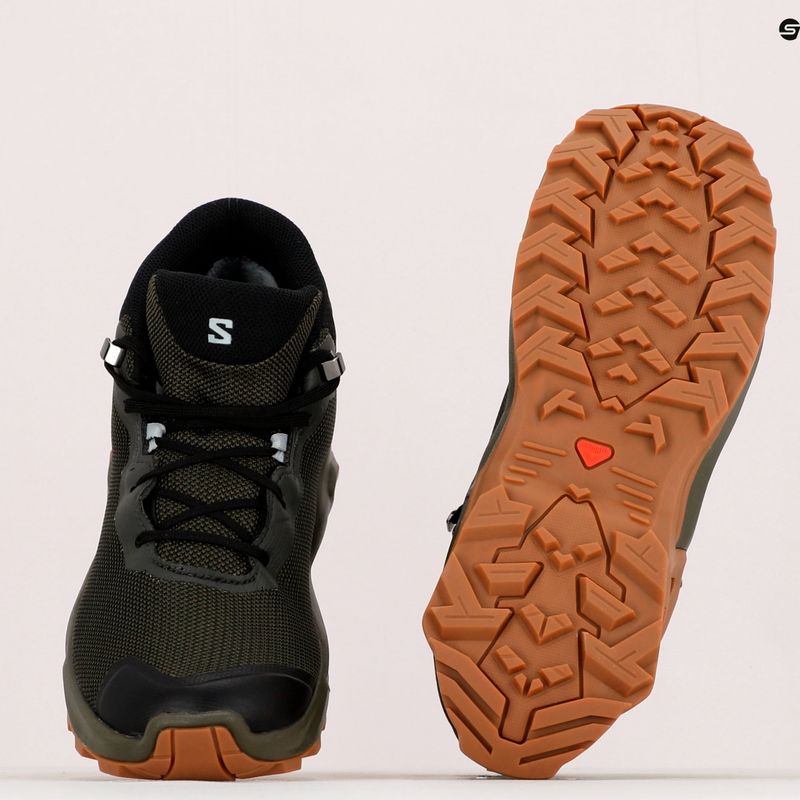 Salomon X Reveal Chukka CSWP 2 zöld férfi túracipő L41763000 18