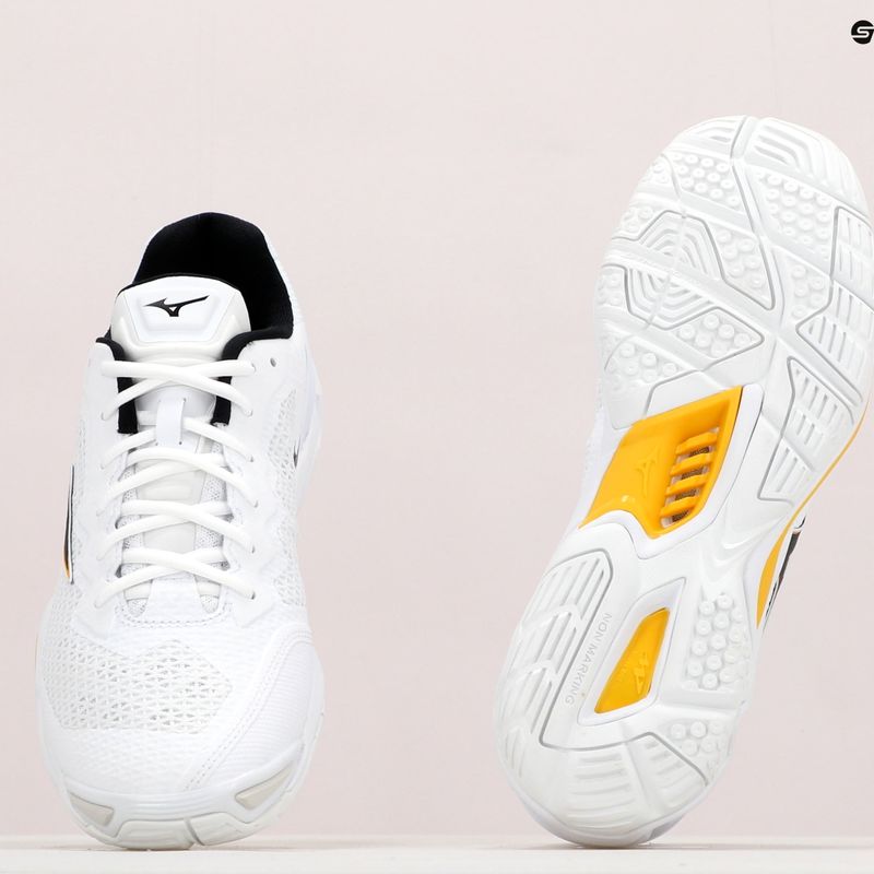 Férfi kézilabda cipő Mizuno Wave Stealth V fehér X1GA18180013 12