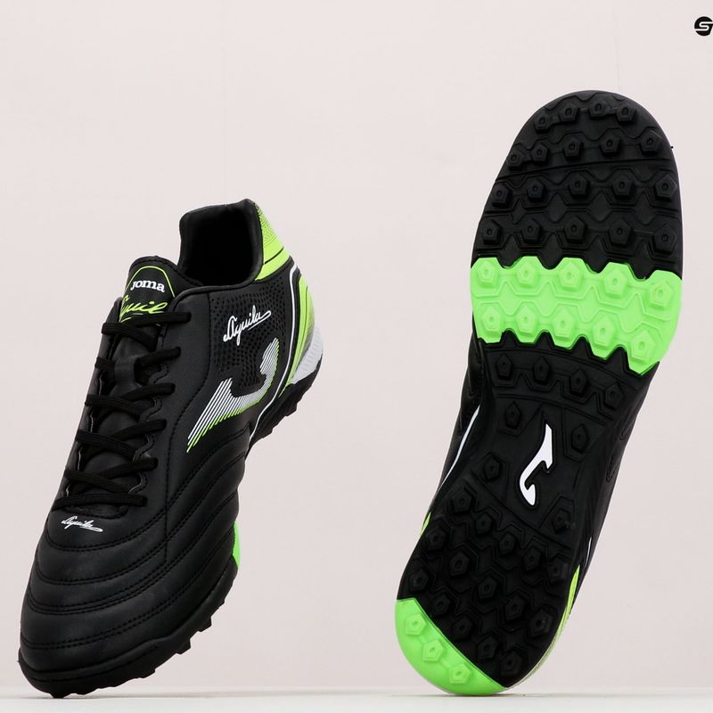 Férfi Joma Aguila TF futballcipő fekete/zöld fluor 14