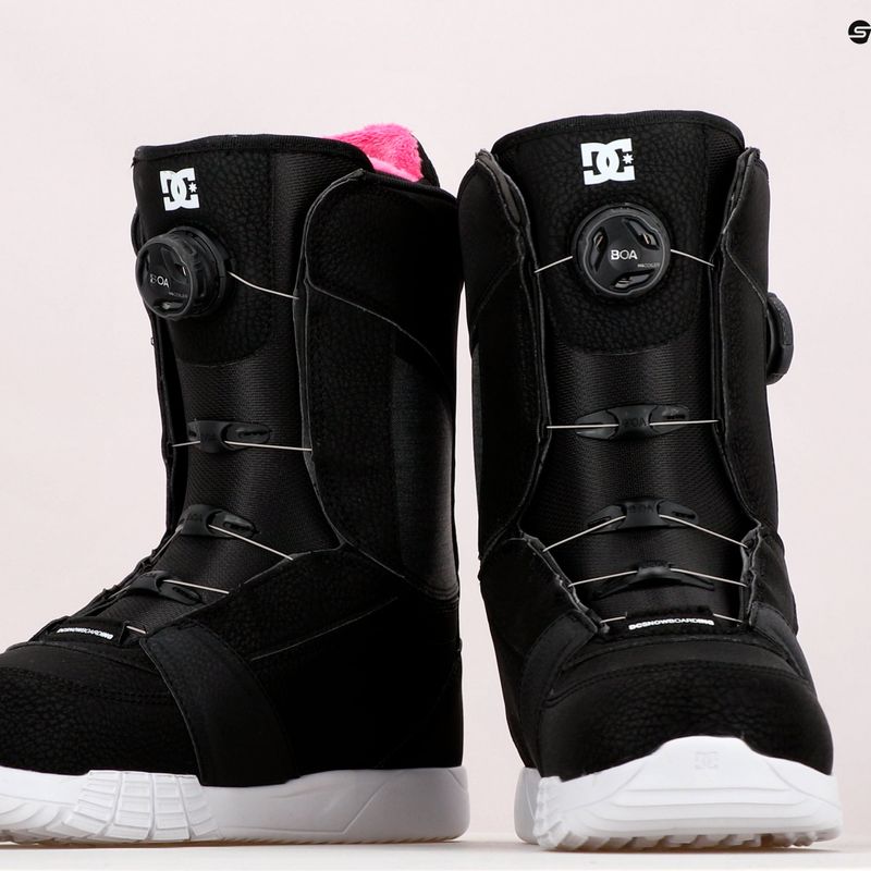 Női snowboard csizma DC Lotus black/black/white 14