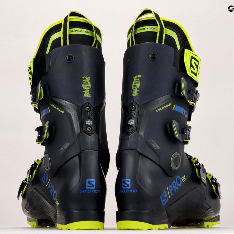 Férfi síbakancs Salomon S Pro HV 130 GW fekete L47059100 15