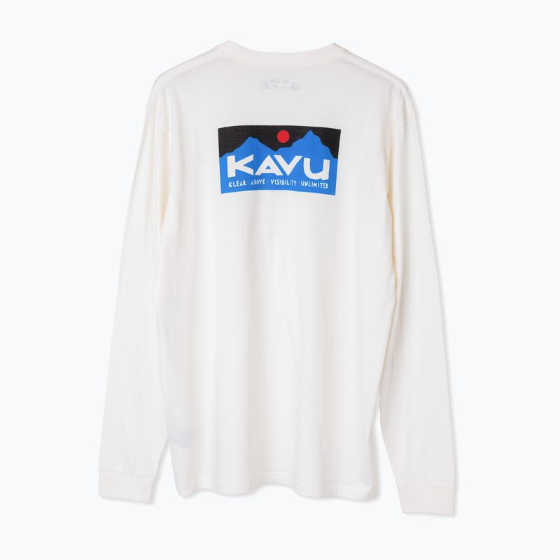 Férfi hosszú ujjú felső KAVU Etch Art. off white 2