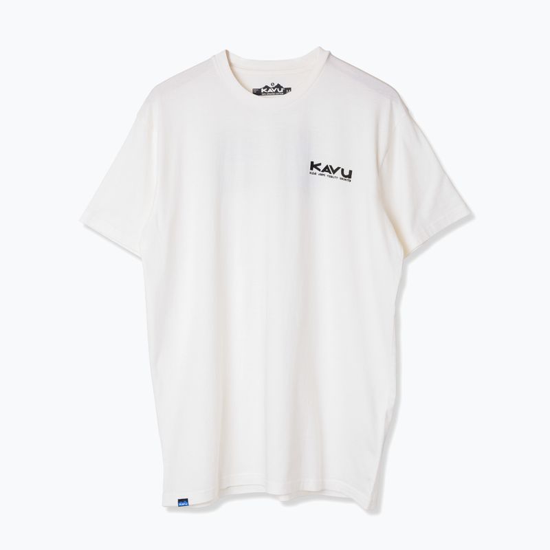 Férfi póló KAVU Klear Above Etch Art. off white