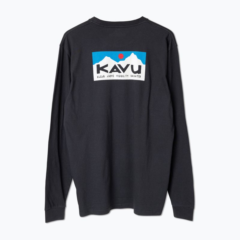 Férfi hosszú ujjú felső KAVU Etch Art. black 2