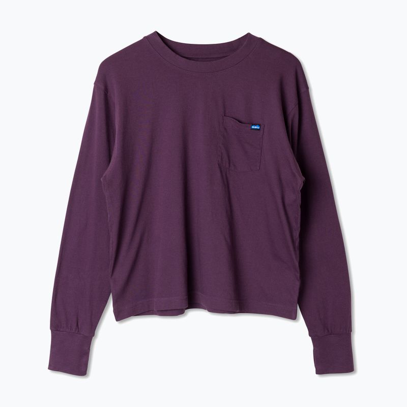 Női pulóver KAVU Westray aubergine