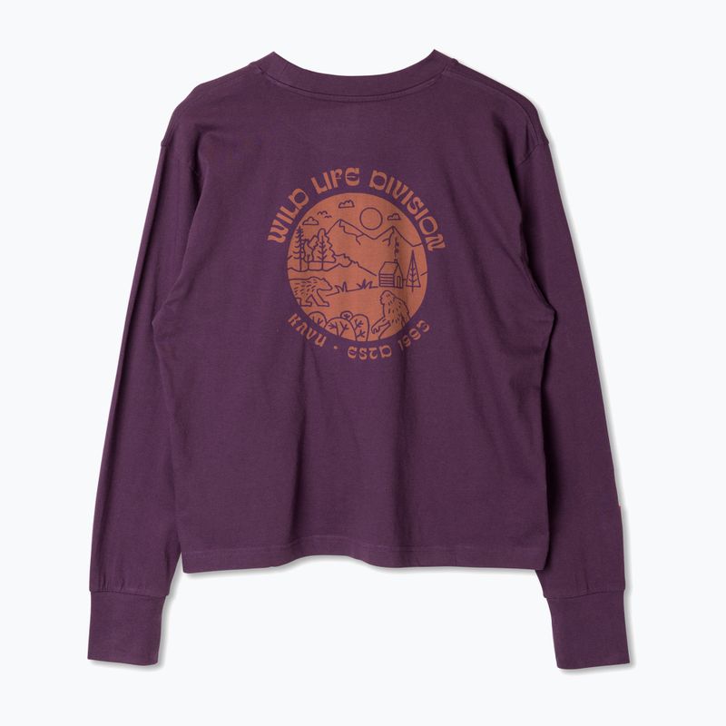 Női pulóver KAVU Westray aubergine 2