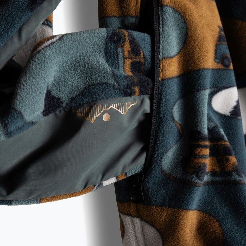 KAVU férfi teannaway dream van glen fleece pulóver 3
