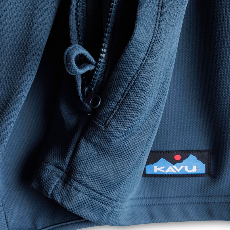 KAVU Férfi Sol Crew pulóver orion kék 4