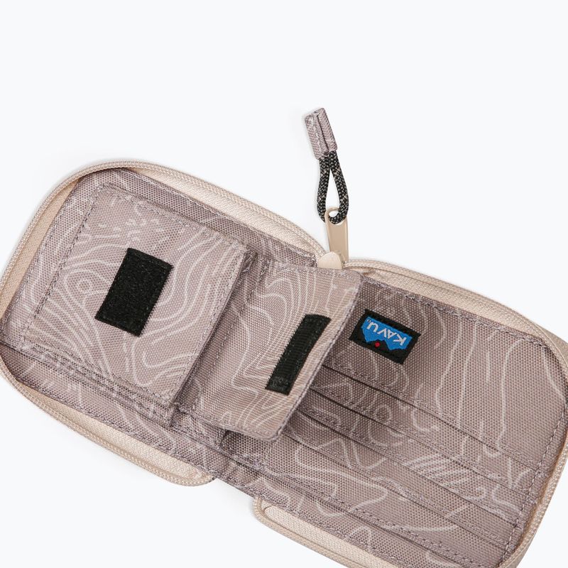 KAVU Zip Around pénztárca taupe topo 3