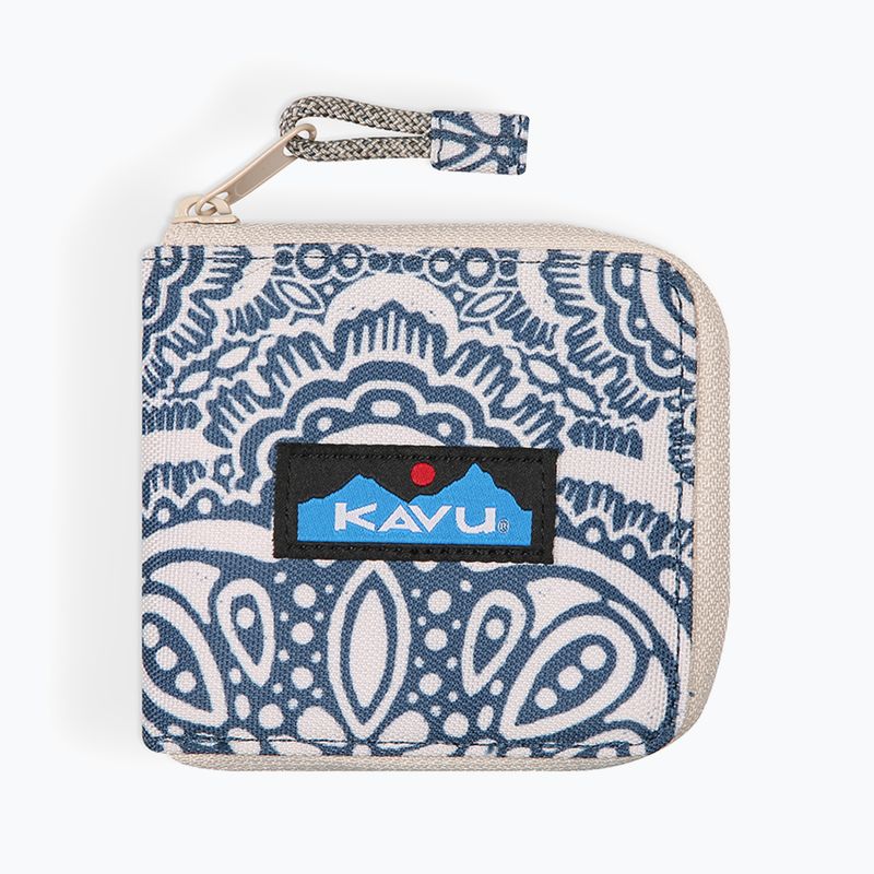 KAVU Zip Around isteni damaszt pénztárca