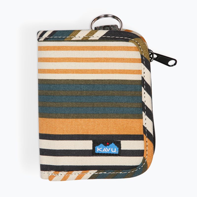 KAVU Zippy hínár csíkos pénztárca